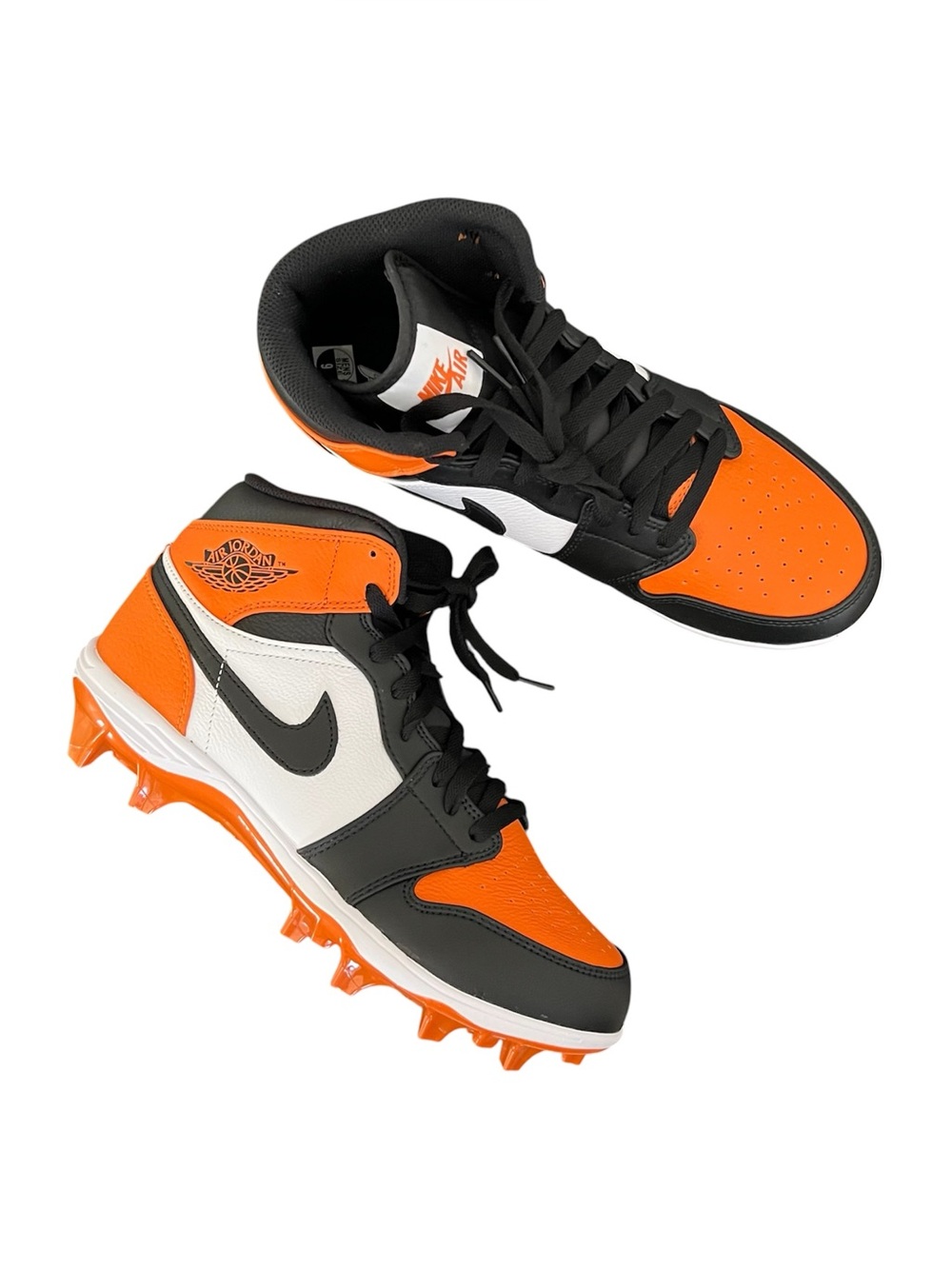 ✔️NIB✔️ NIKE Air Jordan 1 Mid TD Cleat 'Shattered Backboard'